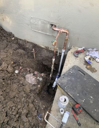 Repipe Rough-in plumbing yolo