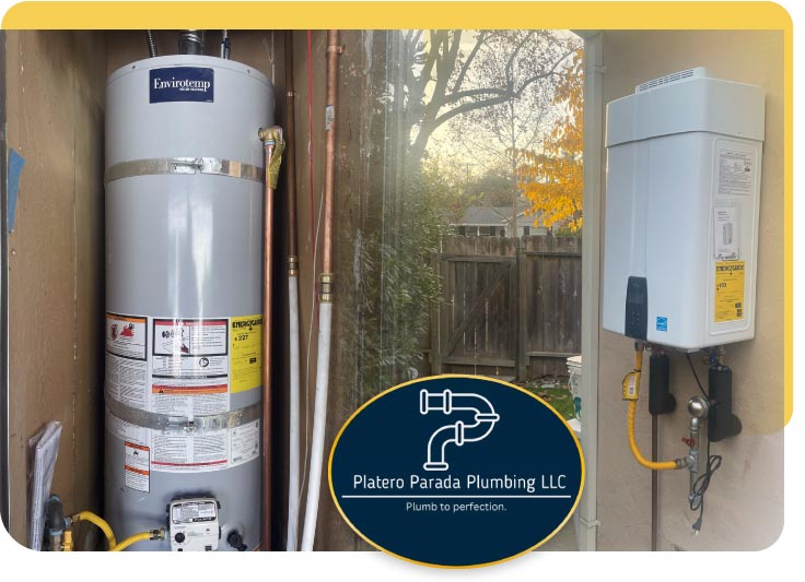 Affordable cost of tankless water heater installed by licensed technicians