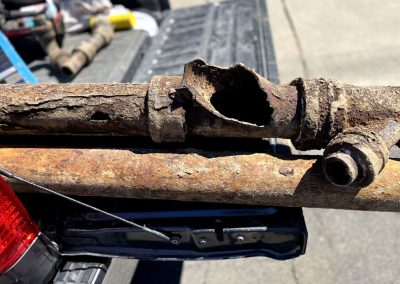 broken pipes