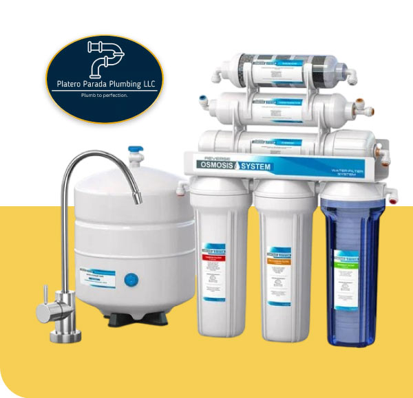 Hard water effects before and after using a water filter